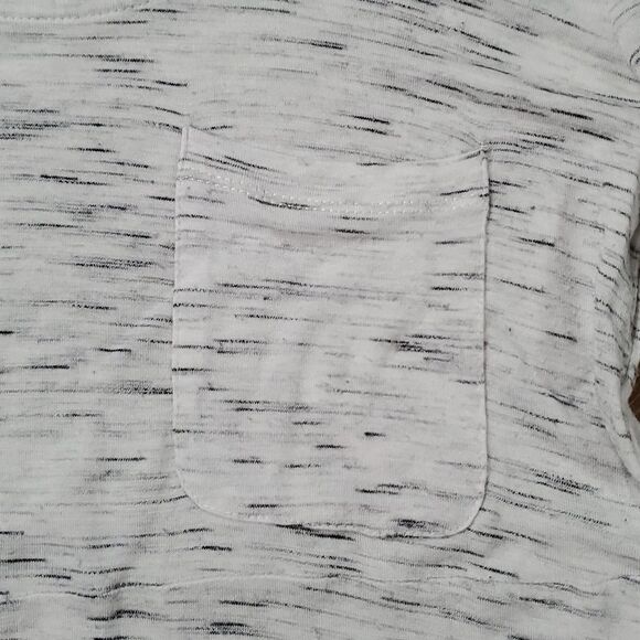 🔹️Lily Rose Gray Heather Embroidered Lace Scoop Neck 3/4 Sleeve Top Medium - Picture 6 of 11